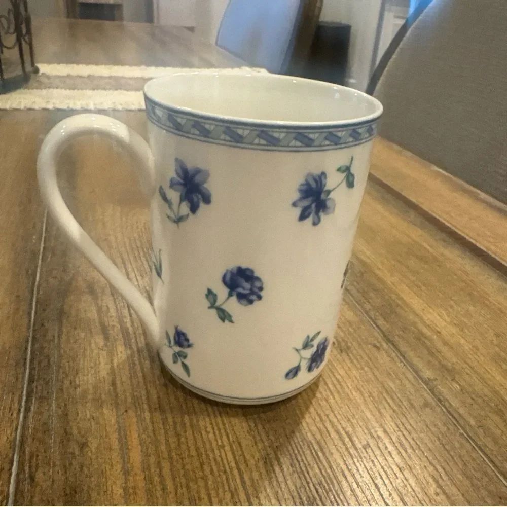 1- Mikasa Ultima *Blue Medley* Cappuccino Coffee Cup Mug